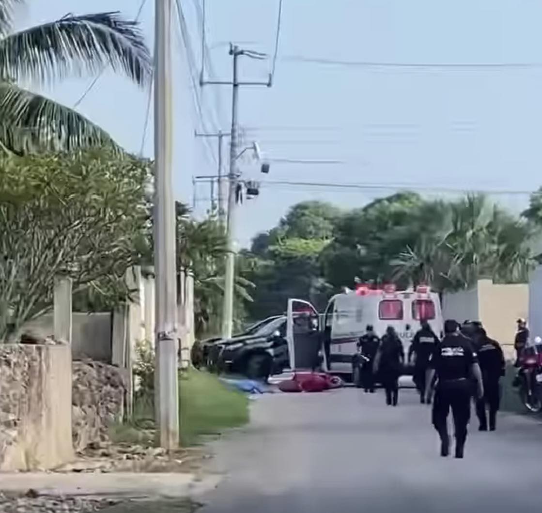 Mujer fallecida por lesión de arma blanca en la colonia Electricistas de Ticul